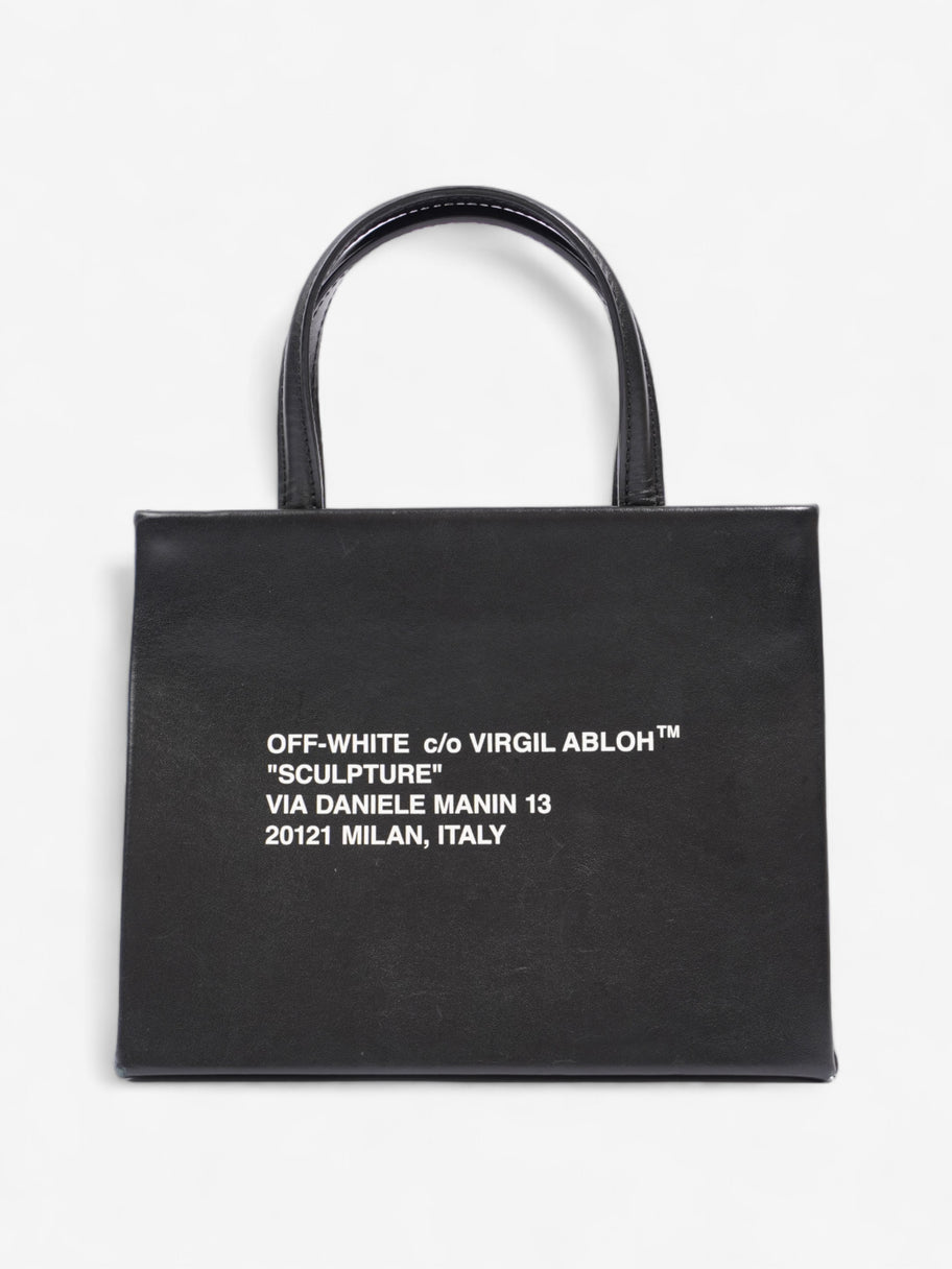 Off White Box Bag Black / White / Yellow Leather Image 4