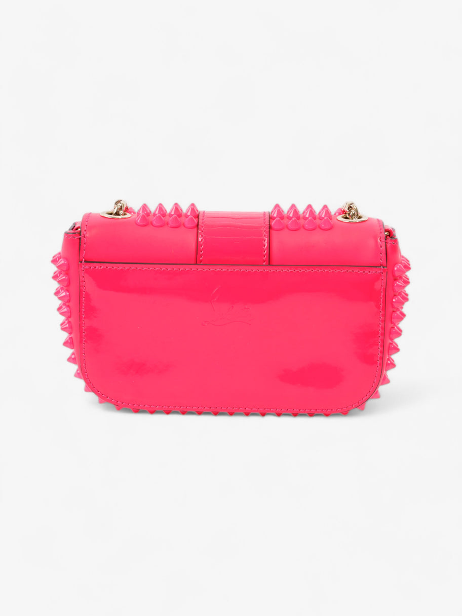 Christian Louboutin Sweet Charity Neon Pink Leather Baby Image 4