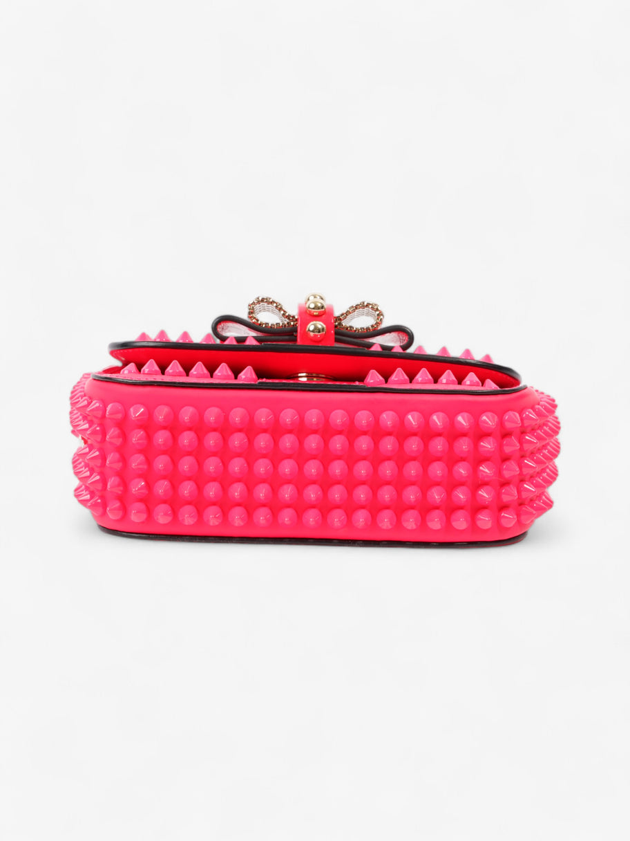 Christian Louboutin Sweet Charity Neon Pink Leather Baby Image 6