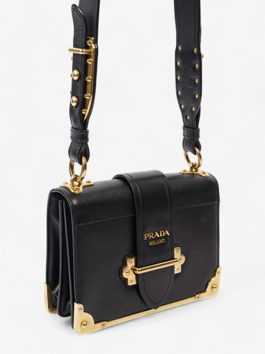 Prada Cahier Black Leather Image 7