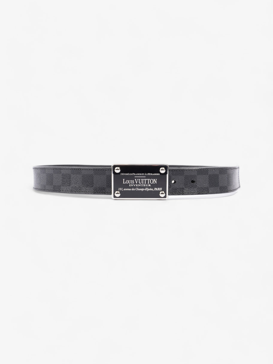 Inventeur Reversible Belt Damier Graphite Leather 95cm / 38