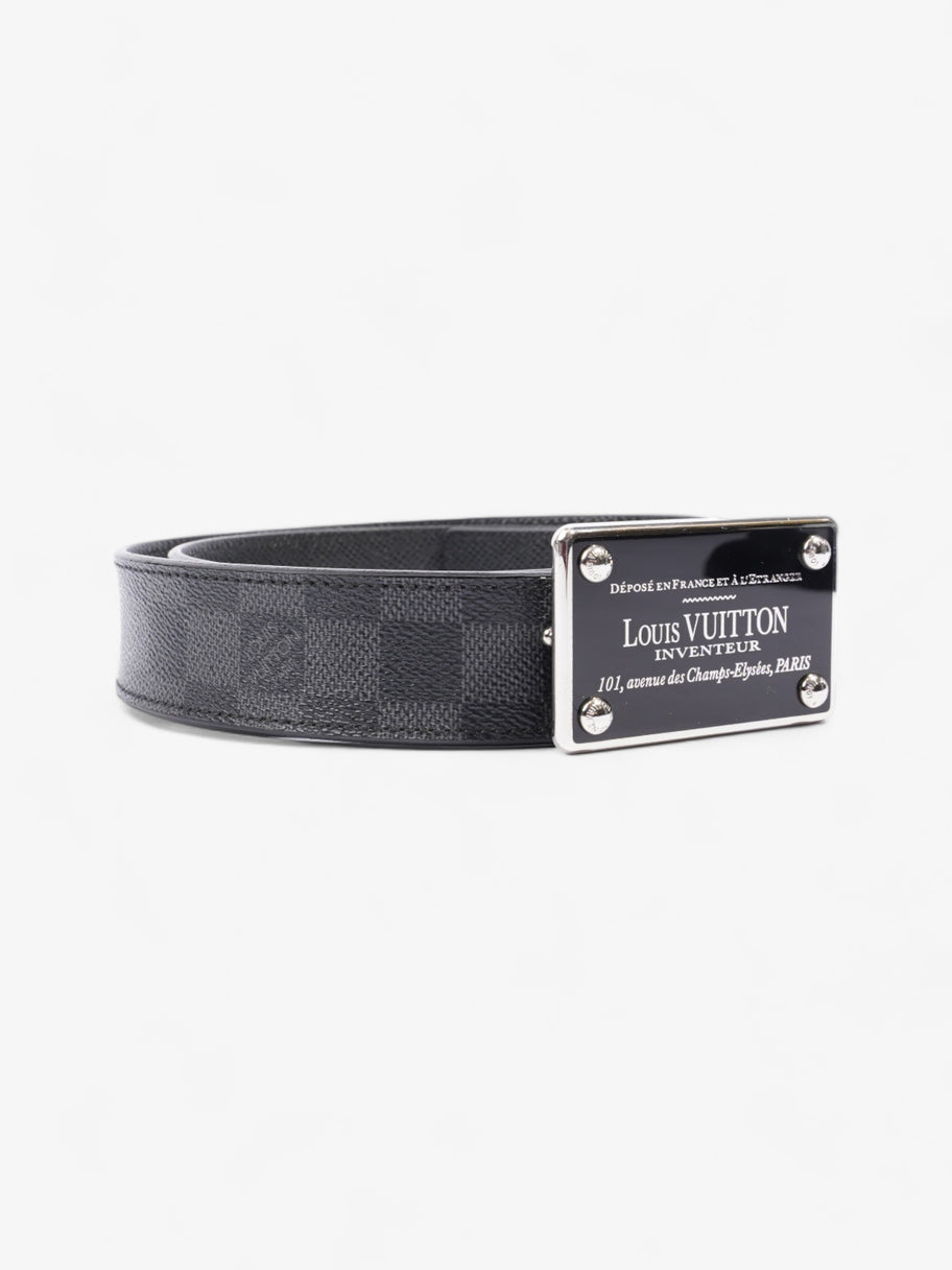 Inventeur Reversible Belt Damier Graphite Leather 95cm / 38