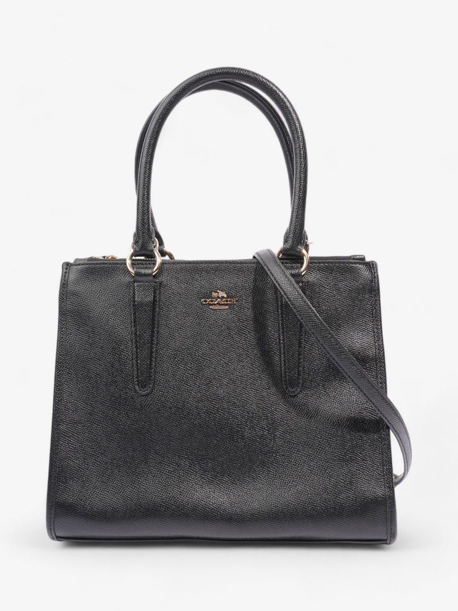 Coach Christie Carryall Black Leather Medium Image 1