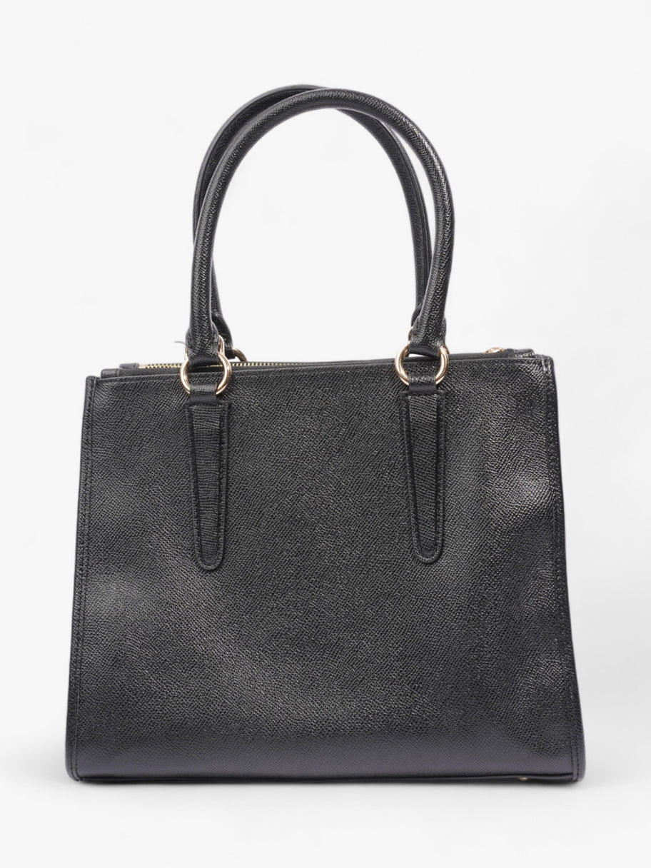 Coach Christie Carryall Black Leather Medium Image 4