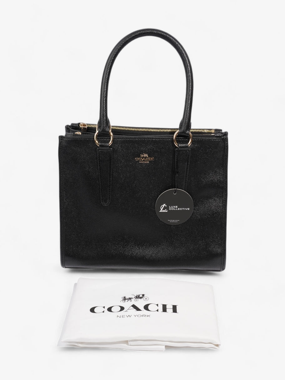 Coach Christie Carryall Black Leather Medium Image 8