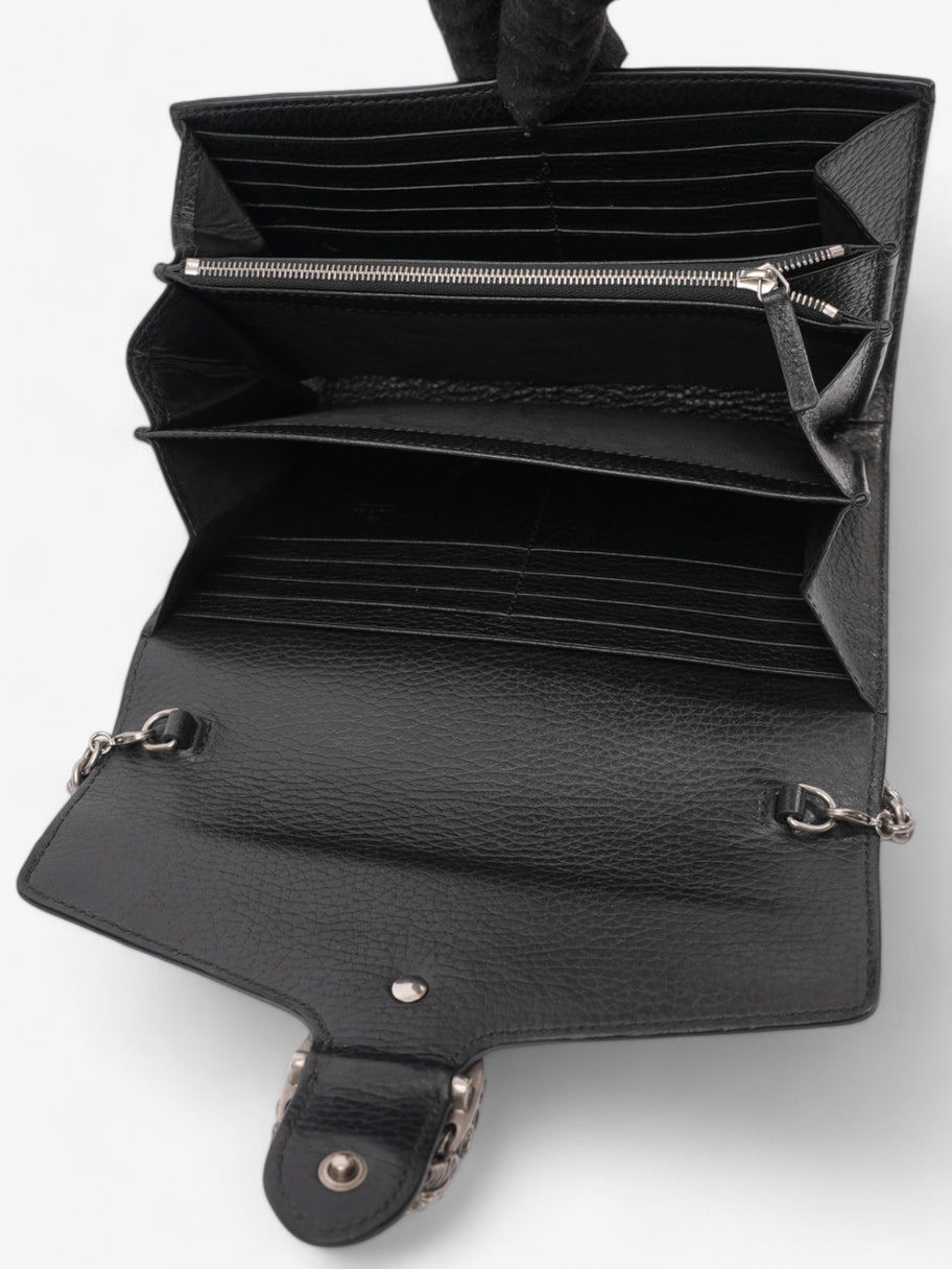 Gucci Dionysus Chain Wallet Black Leather Image 9