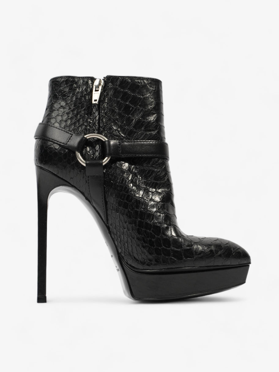 Ankle Boots 120 Black Python EU 36 UK 3 Image 4