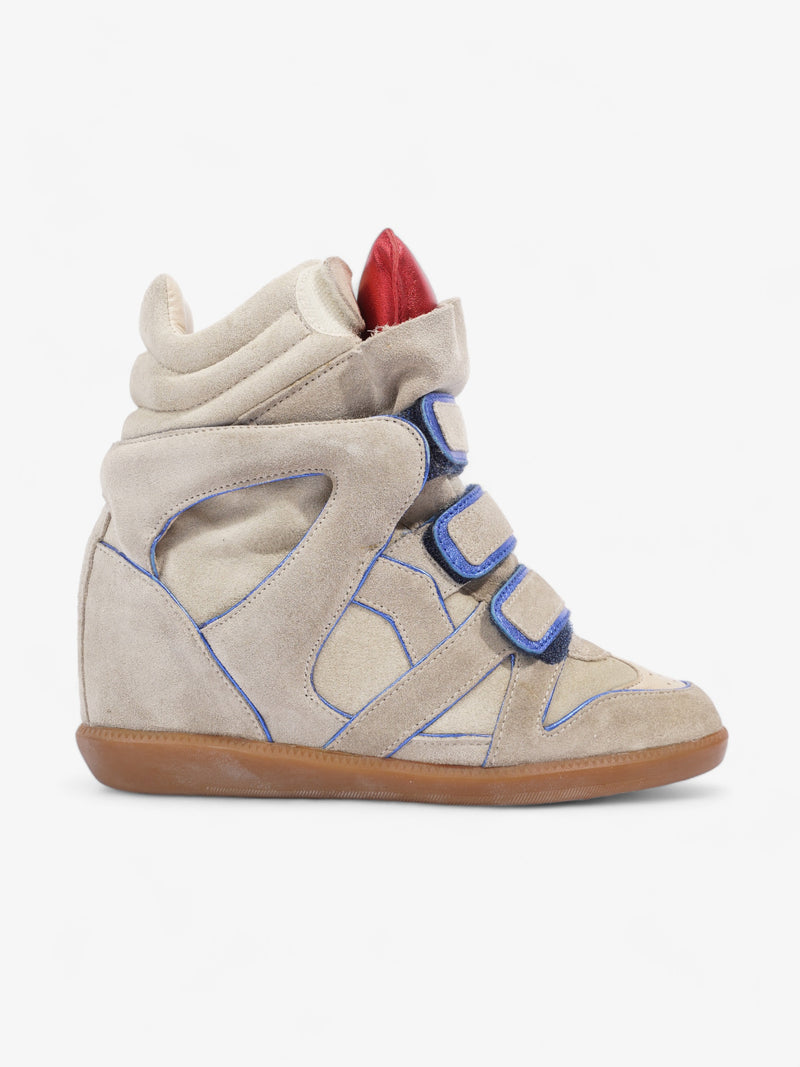  Isabel Marant Bekett Ecru / Blue Suede EU 36 UK 3