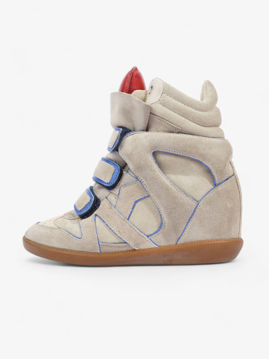 Isabel Marant Bekett Ecru / Blue Suede EU 36 UK 3 Image 5