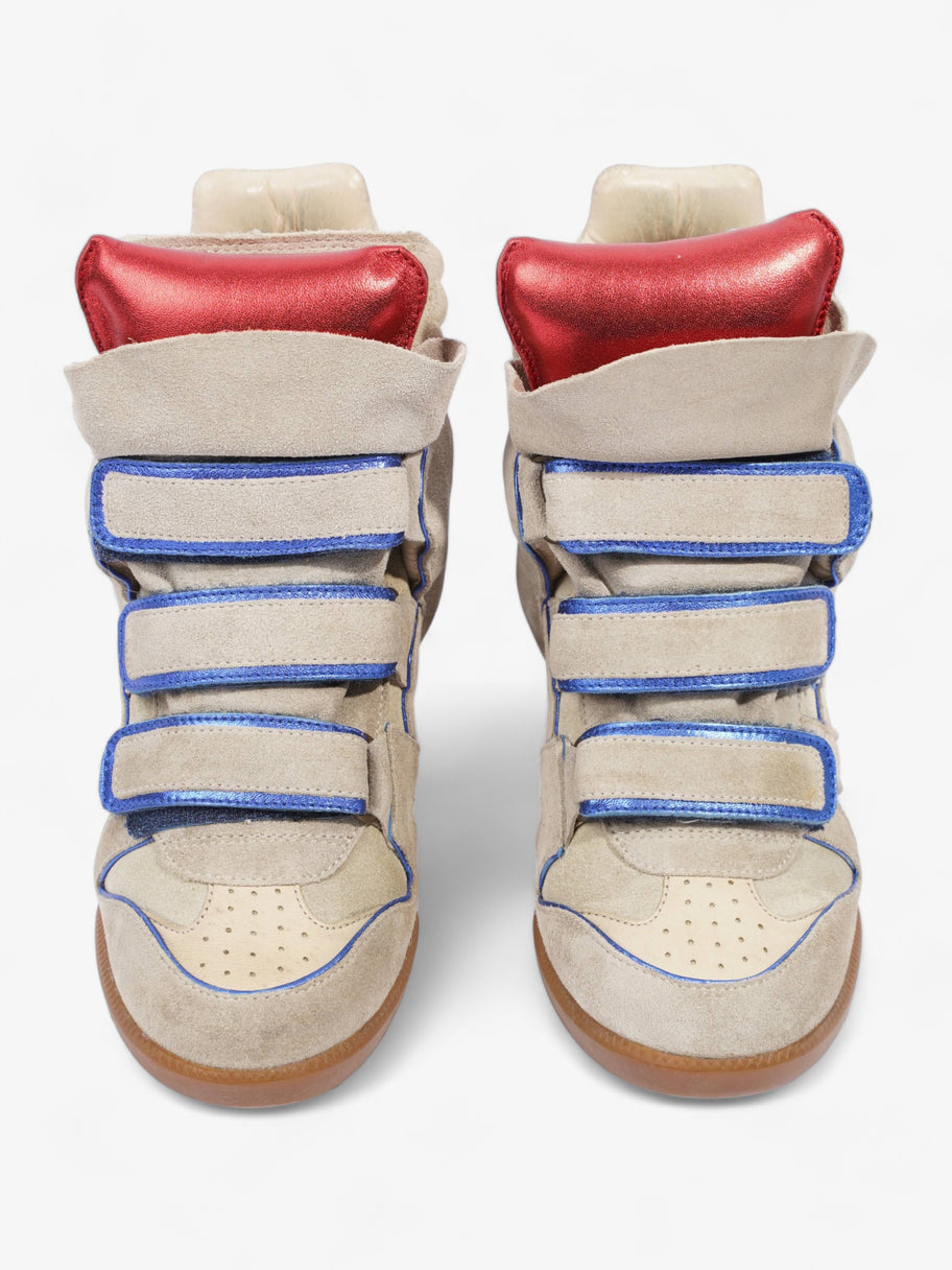 Isabel Marant Bekett Ecru / Blue Suede EU 36 UK 3 Image 8