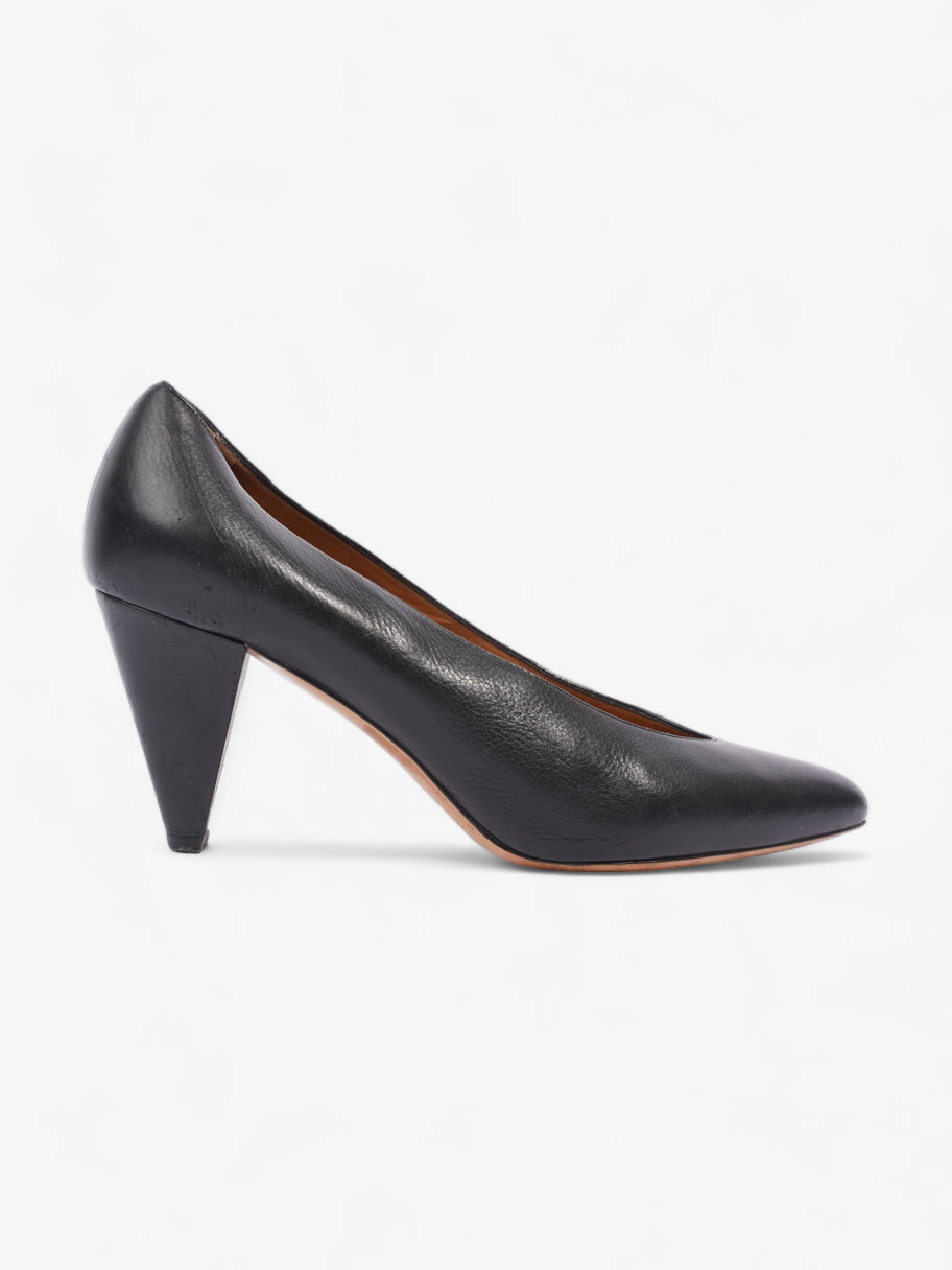 Isabel Marant Point Court 70 Black Leather EU 37 UK 4 Image 1