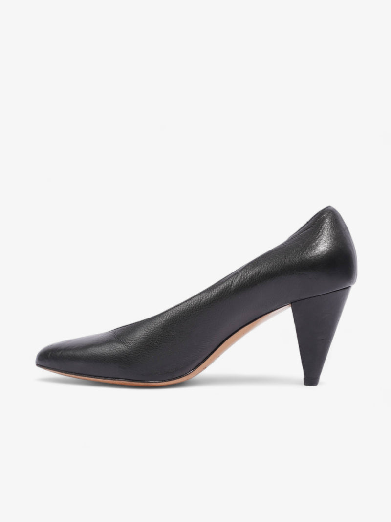  Isabel Marant Point Court 70 Black Leather EU 37 UK 4