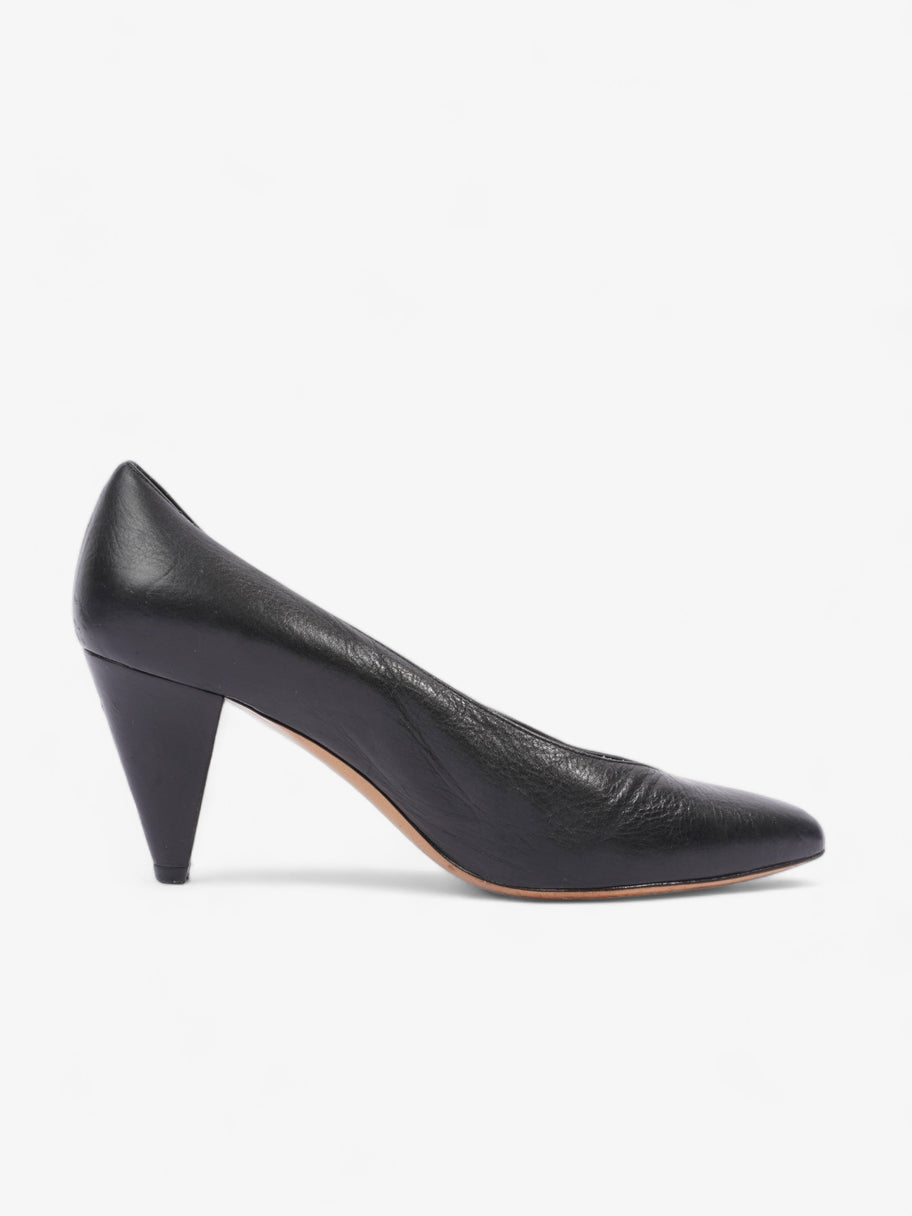 Isabel Marant Point Court 70 Black Leather EU 37 UK 4 Image 4