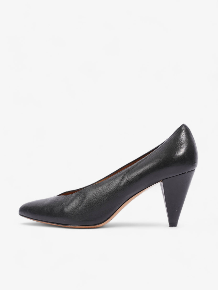 Isabel Marant Point Court 70 Black Leather EU 37 UK 4 Image 5