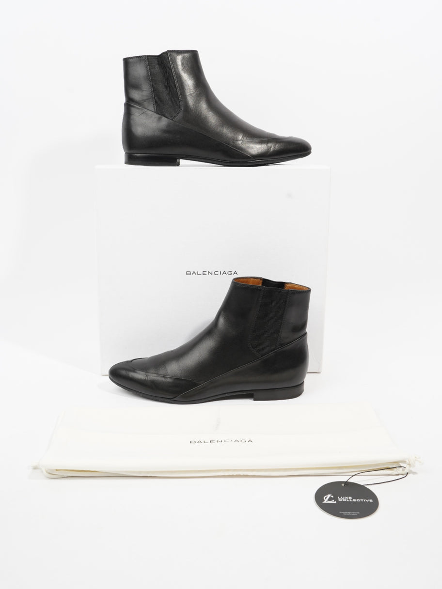 Balenciaga Ankle Boot Black Leather EU 36.5 UK 3.5 Image 9