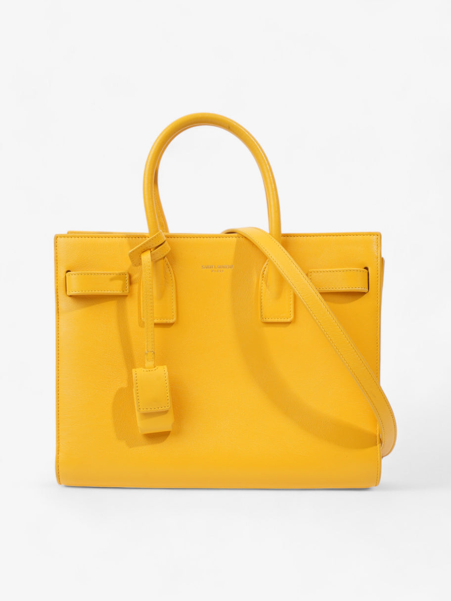 Saint Laurent Sac De Jour Yellow Leather Baby Image 1