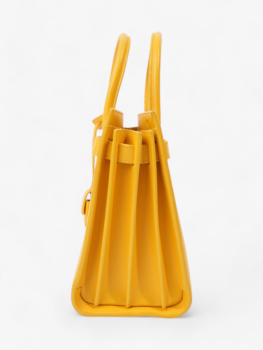 Saint Laurent Sac De Jour Yellow Leather Baby Image 3