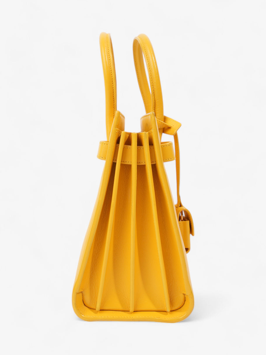 Saint Laurent Sac De Jour Yellow Leather Baby Image 5