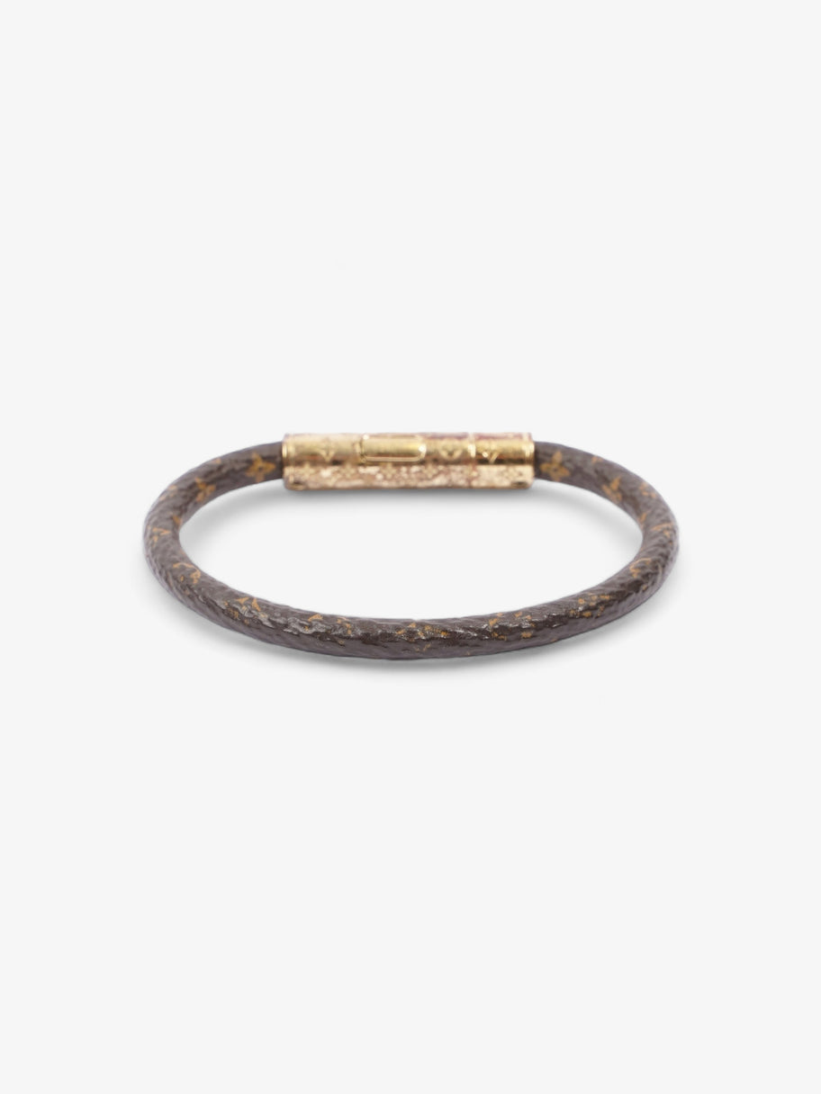 LV Confidential Bracelet Monogram / Gold Coated Canvas 19 Image 4