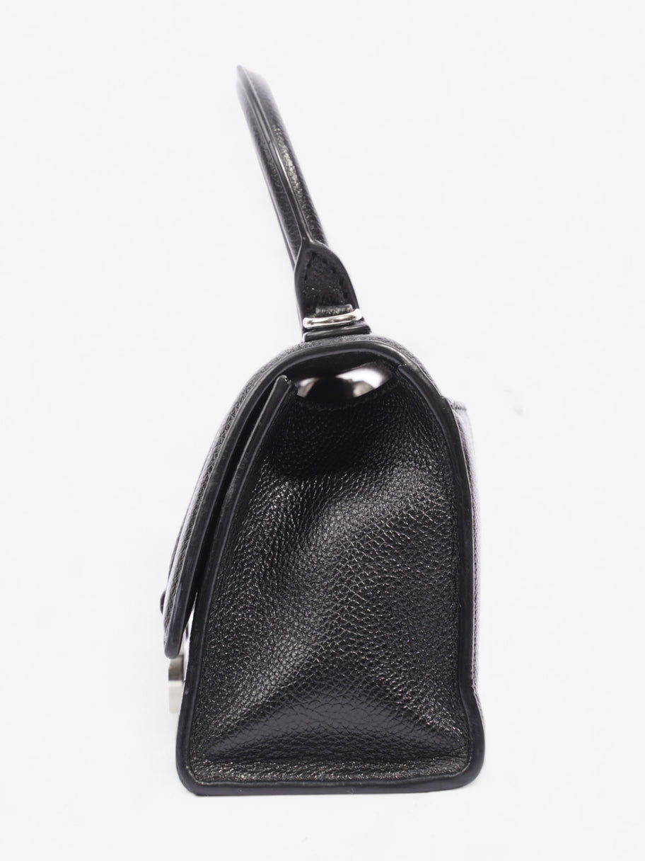 Balenciaga Hourglass Black Grained Leather XS Image 3