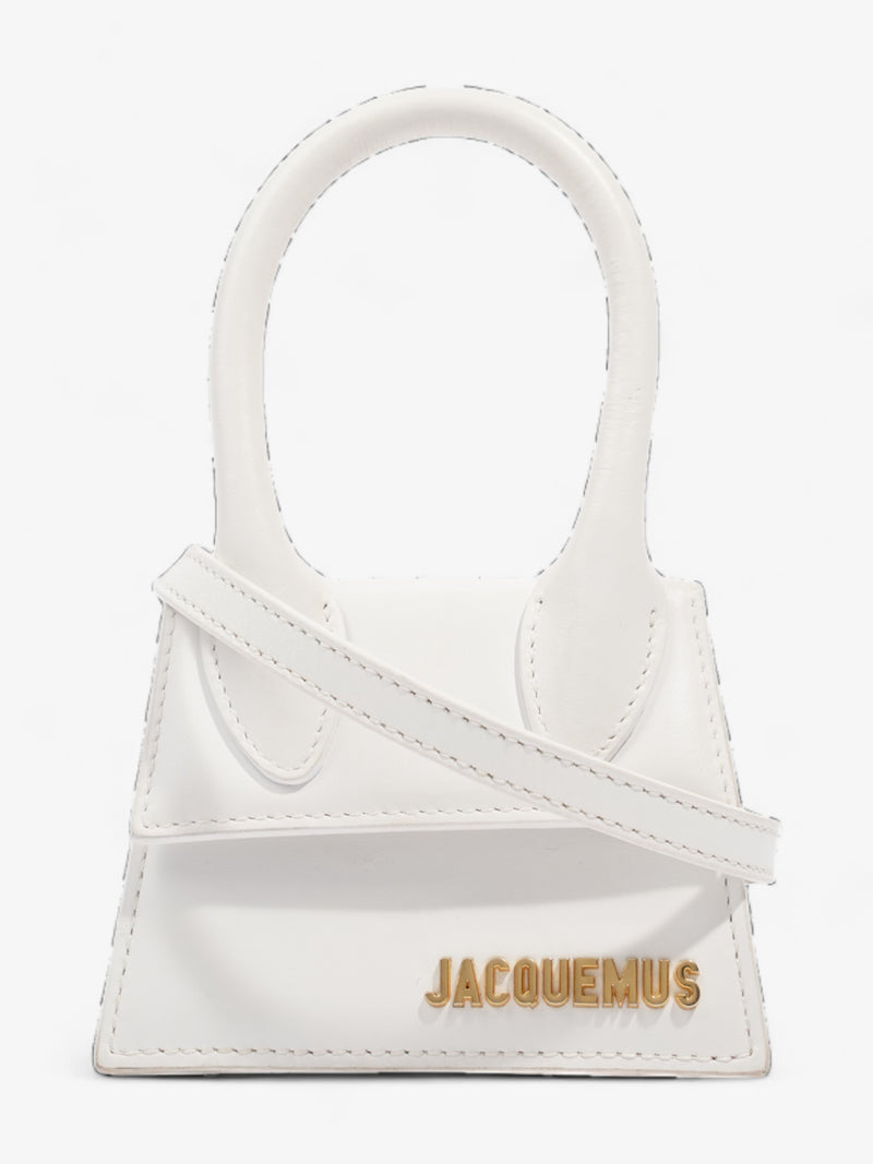  Jacquemus Le Chiquito  White Leather