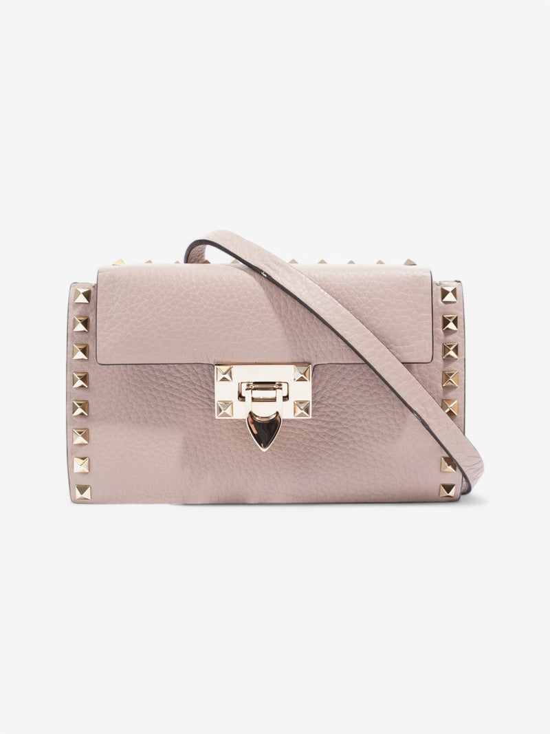  Valentino Rockstud Crossbody Nude Leather