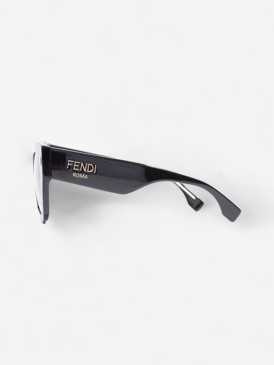 Fendi Roma Sunglasses Black / Gold Acetate 150mm Image 2