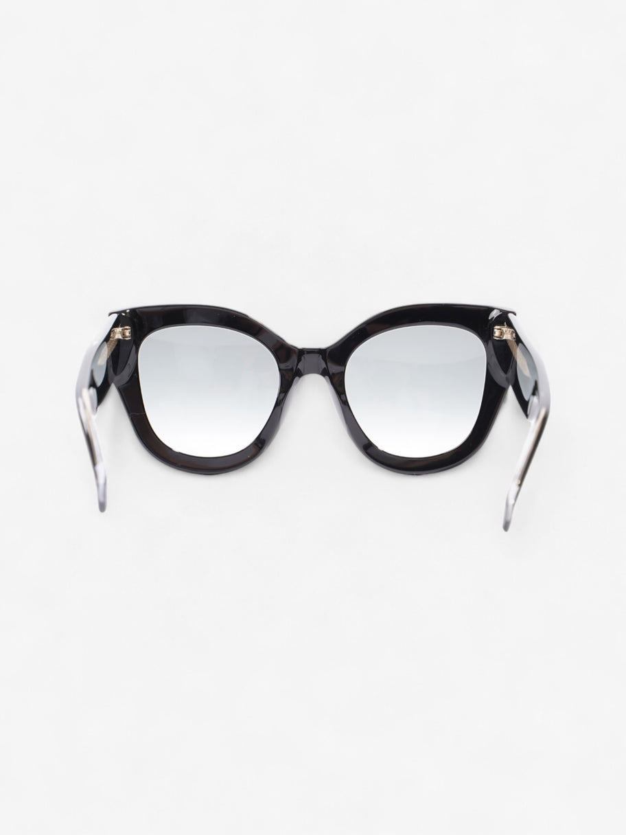 Fendi Roma Sunglasses Black / Gold Acetate 150mm Image 3