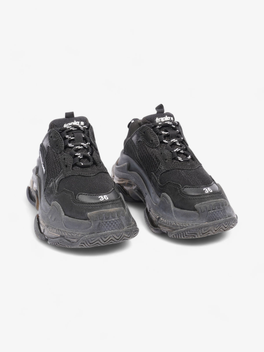 Triple S Clear Sole Black / White Mesh EU 36 UK 3 Image 2