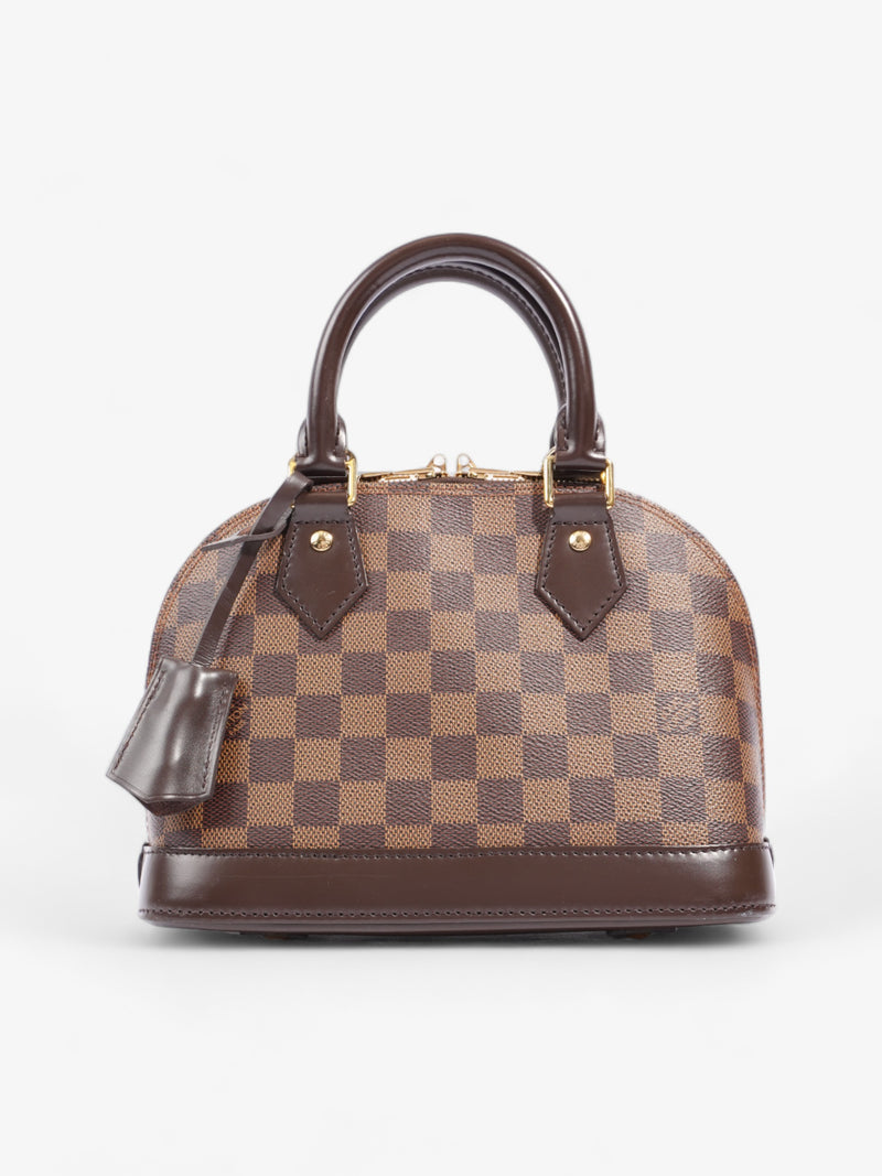  Louis Vuitton Alma Damier Ebene Coated Canvas BB