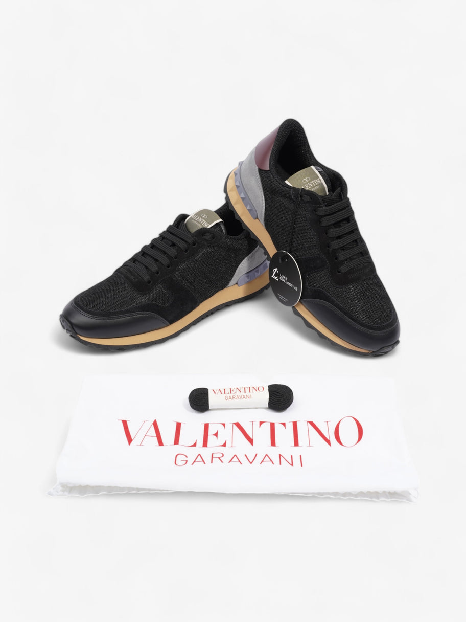 Valentino Rockrunner Black / Burgundy / Grey Mesh EU 38 UK 5 Image 8