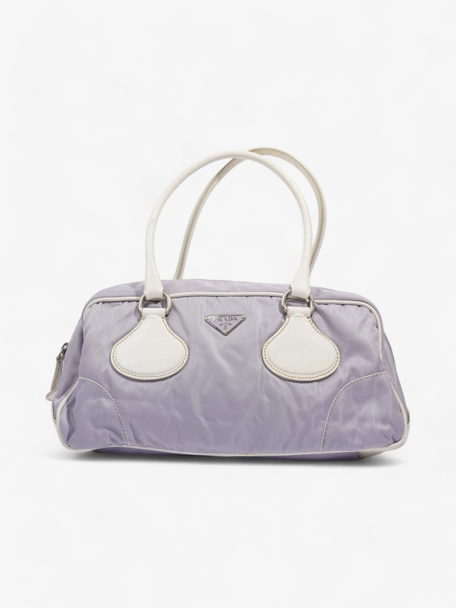 Prada Handbag Lilac / White Nylon Image 1