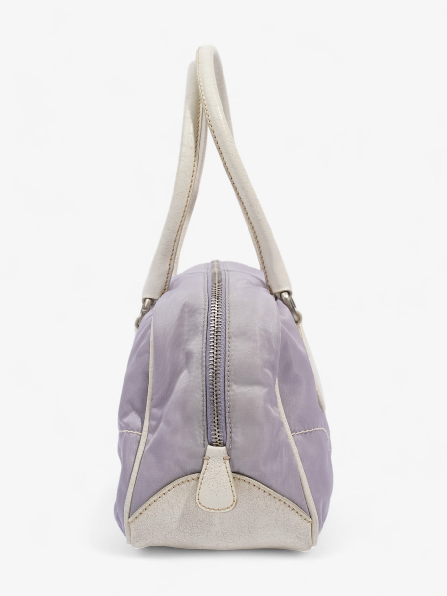 Prada Handbag Lilac / White Nylon Image 3