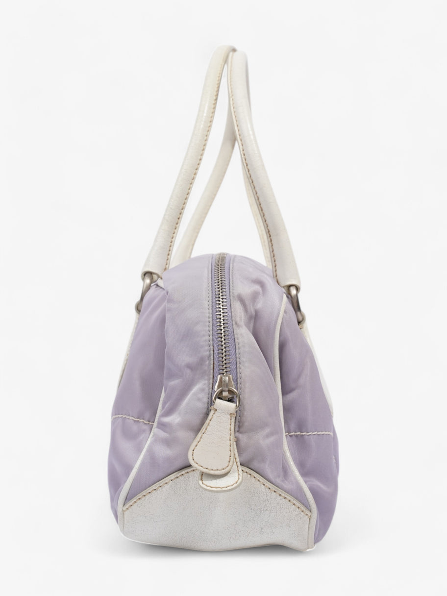 Prada Handbag Lilac / White Nylon Image 5