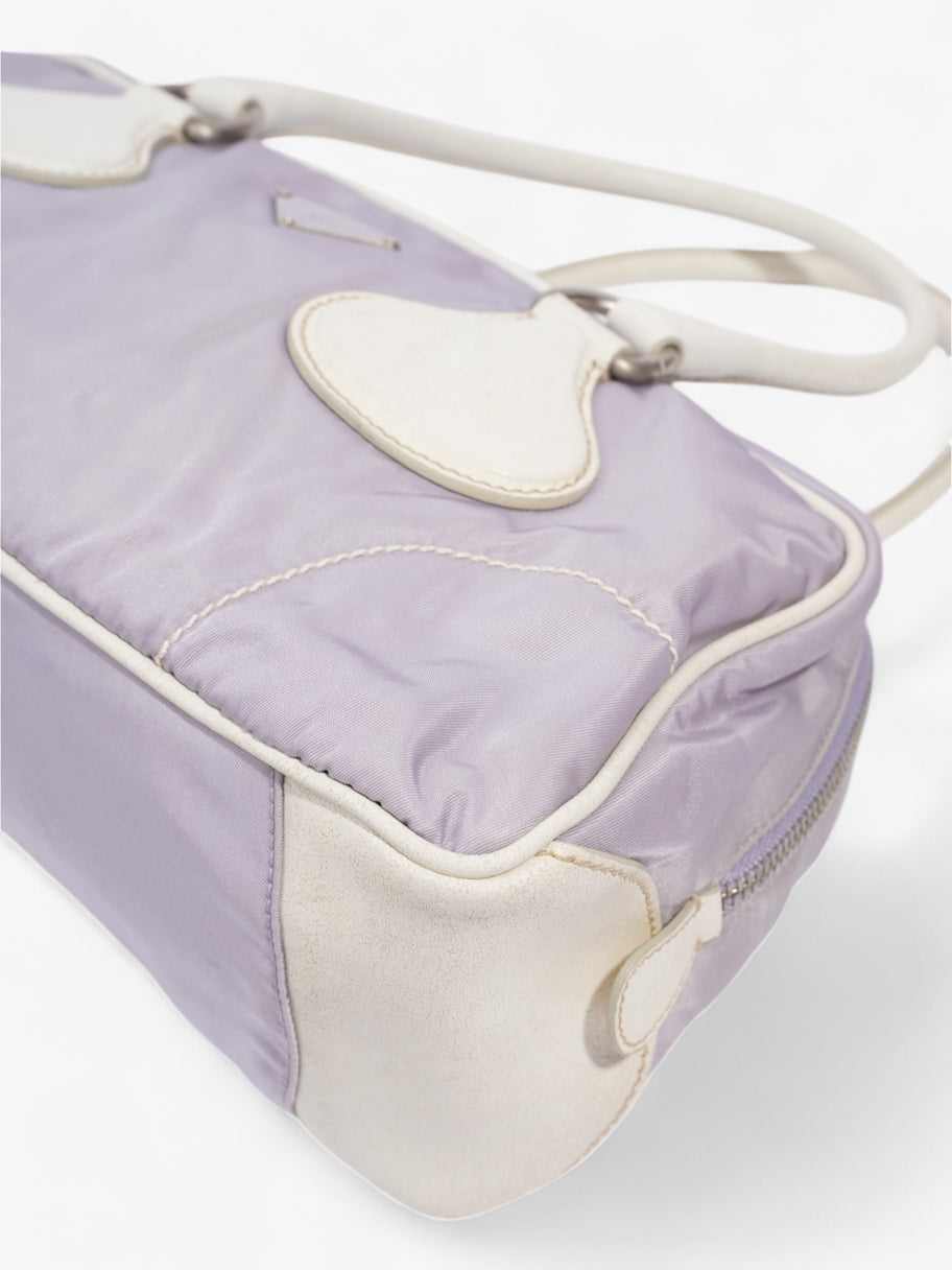 Prada Handbag Lilac / White Nylon Image 7