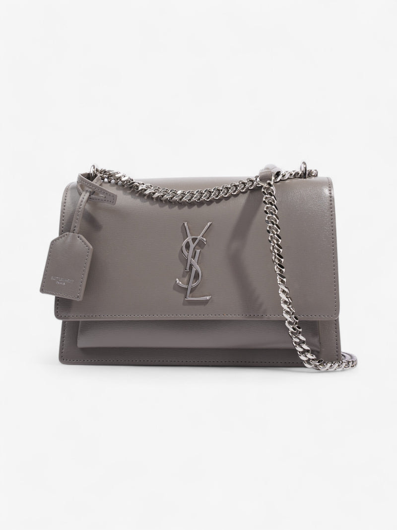  Saint Laurent Sunset Grey Calfskin Leather Medium