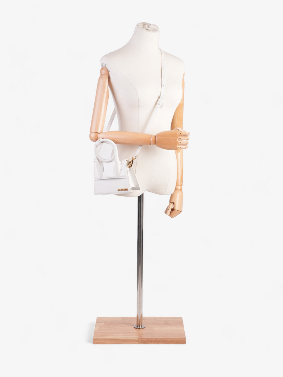 Jacquemus Le Chiquito Noeud White Leather Image 2