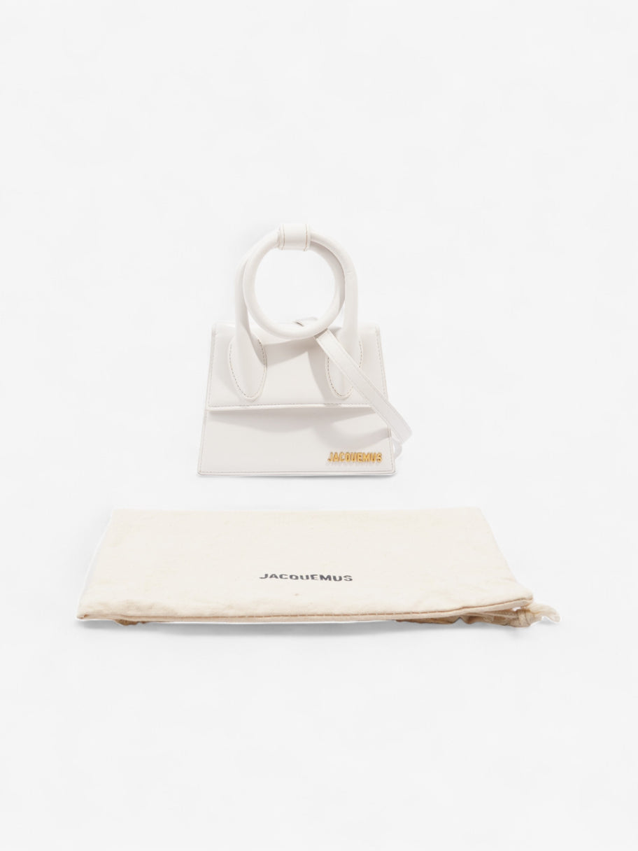 Jacquemus Le Chiquito Noeud White Leather Image 8