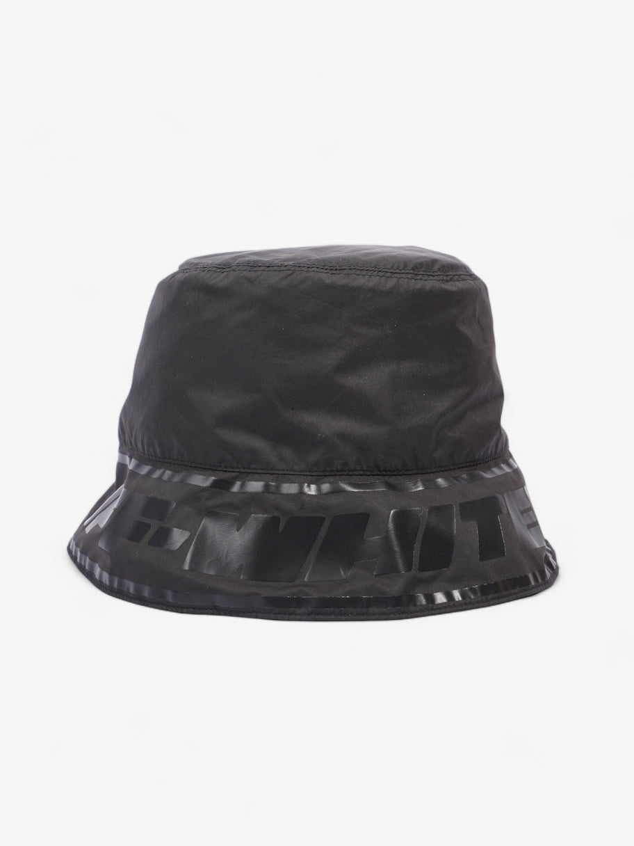 Logo Trim Bucket Hat Black Nylon Image 1