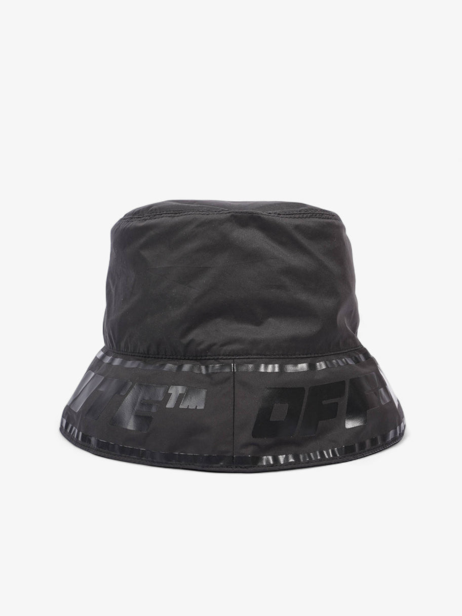 Logo Trim Bucket Hat Black Nylon Image 3