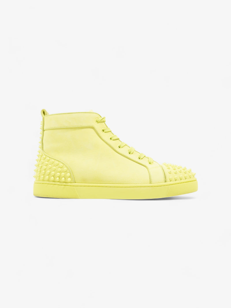  Lou Spikes II Sneakers Neon Yellow Suede EU 46 UK 12