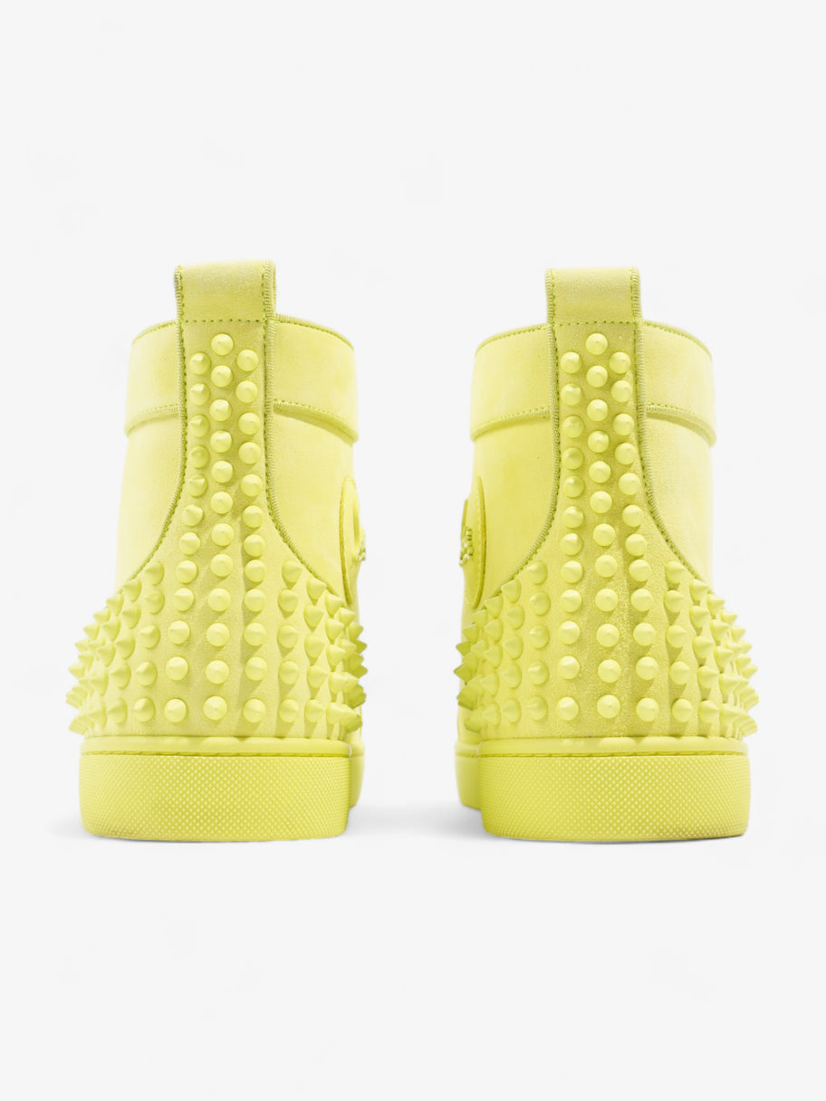 Lou Spikes II Sneakers Neon Yellow Suede EU 46 UK 12 Image 6