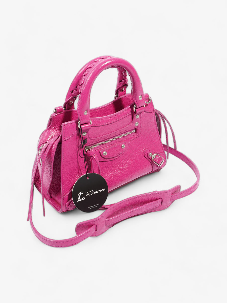 Balenciaga Neo Classic City Hot Pink Leather Mini Image 9