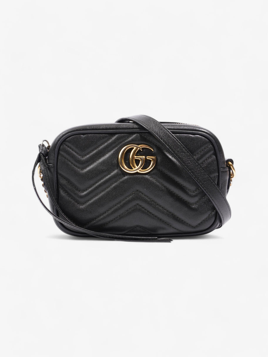 Gucci Marmont Black Matelasse Leather Mini Image 1