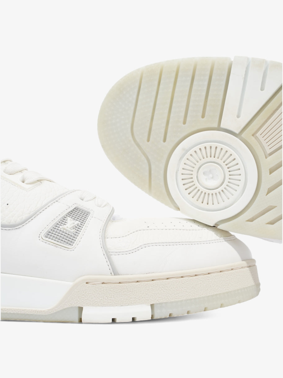 LV Trainer White Leather EU 46.5 UK 12 Image 9