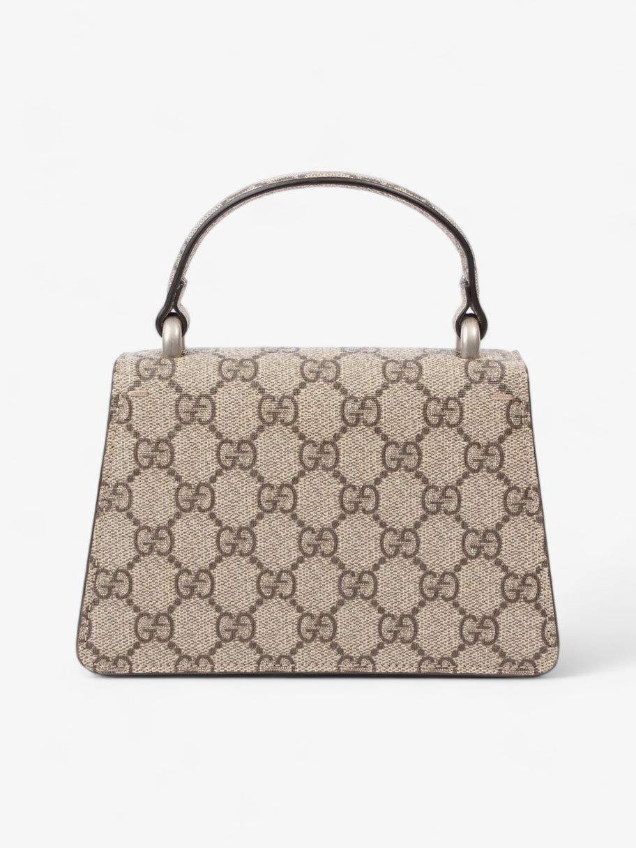 Gucci Mini Dionysus Top Handle Beige And Ebony GG Supreme Coated Canvas Image 4