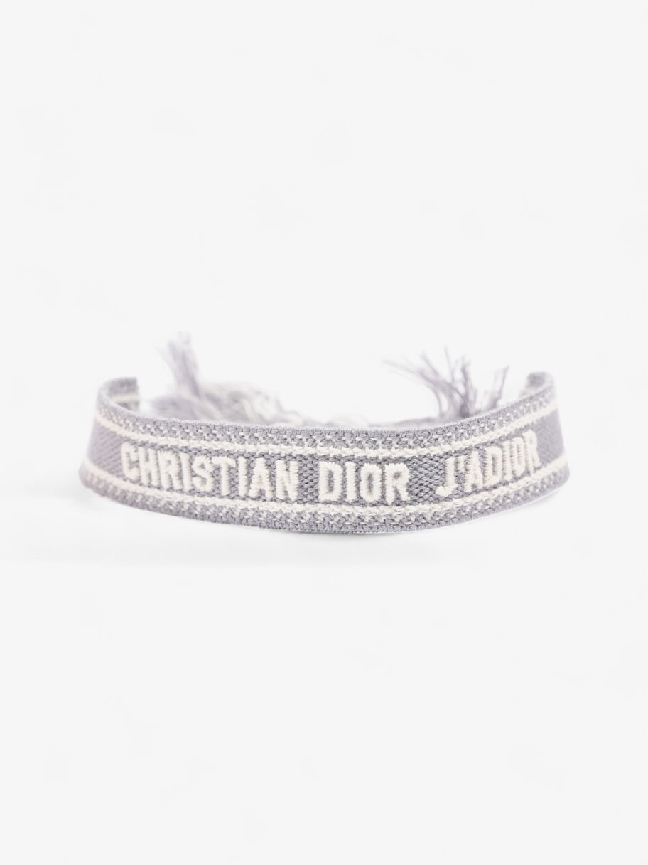 Christian Dior J'Adior Friendship Bracelet Set Pink / Grey / White Cotton Image 3