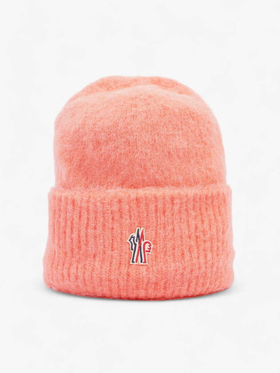 Moncler Apres Ski Berretto Tricot Coral Alpaca Wool Image 1