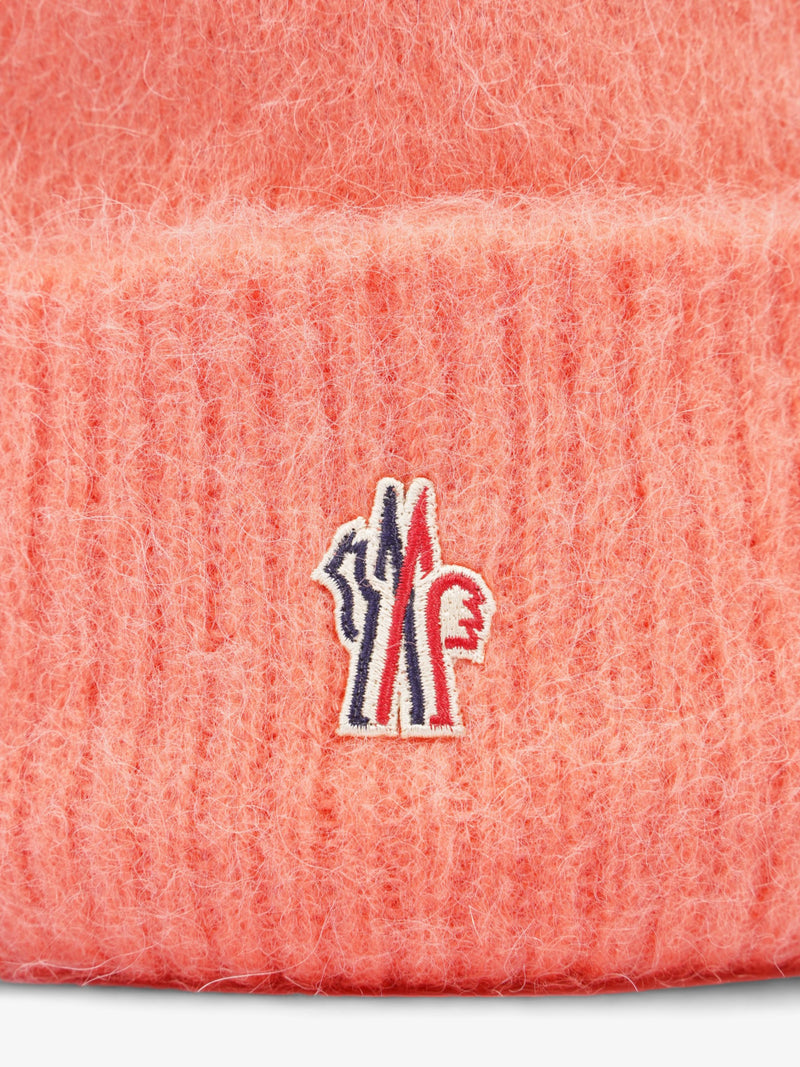  Moncler Apres Ski Berretto Tricot Coral Alpaca Wool