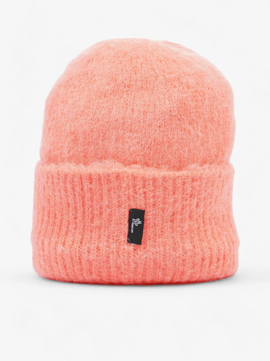 Moncler Apres Ski Berretto Tricot Coral Alpaca Wool Image 4